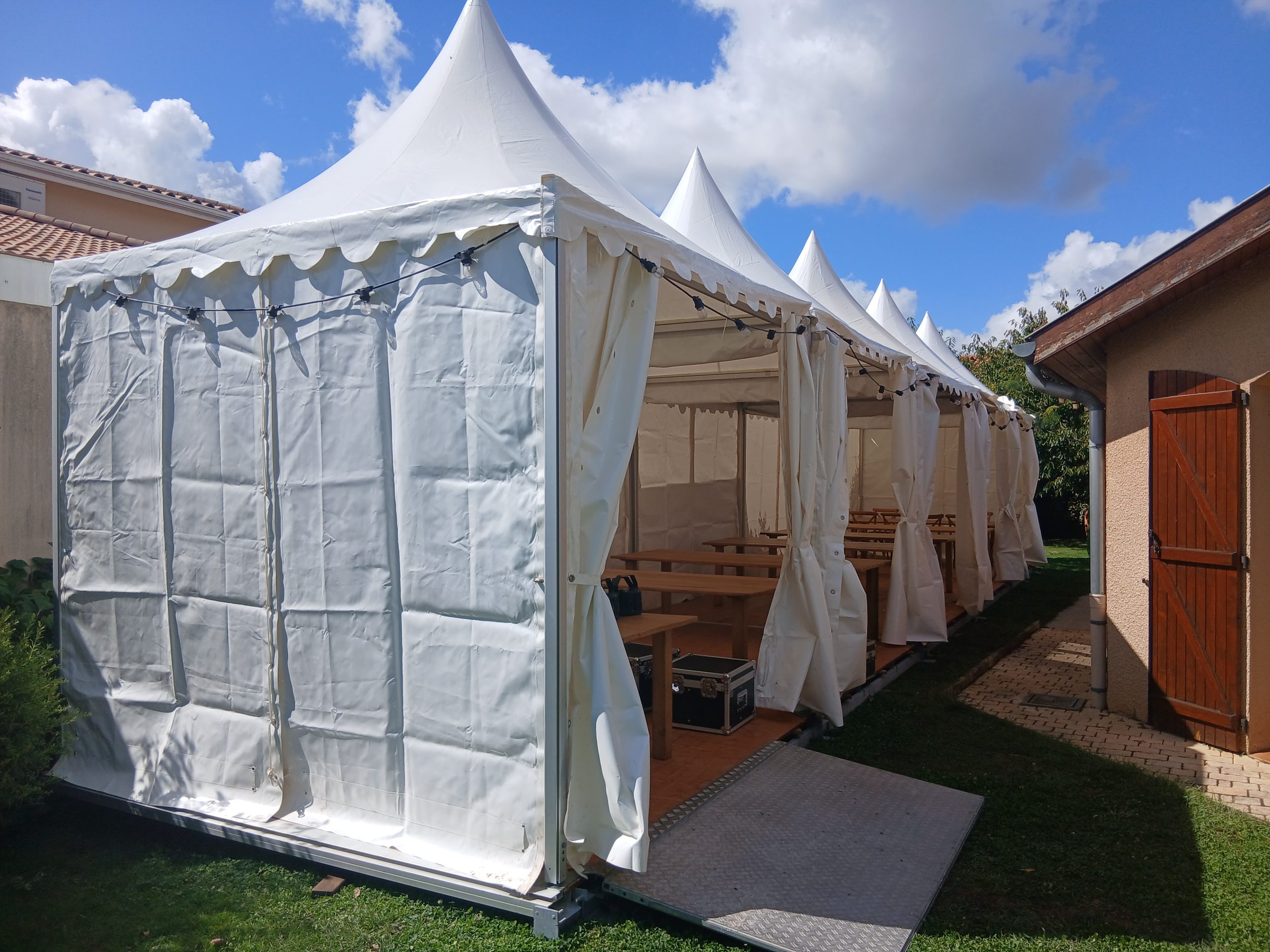 location : Tente garden – barnum