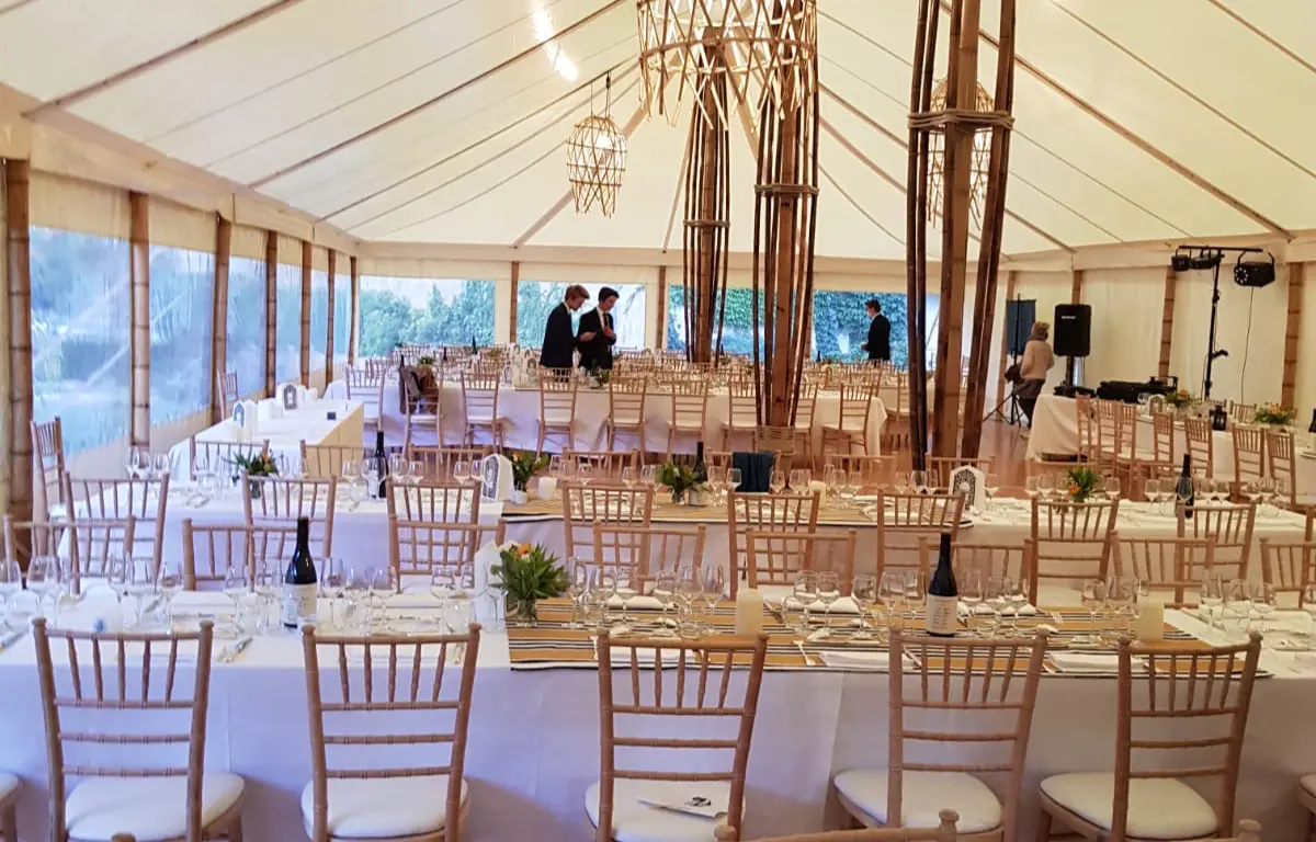 location : Tente bambou