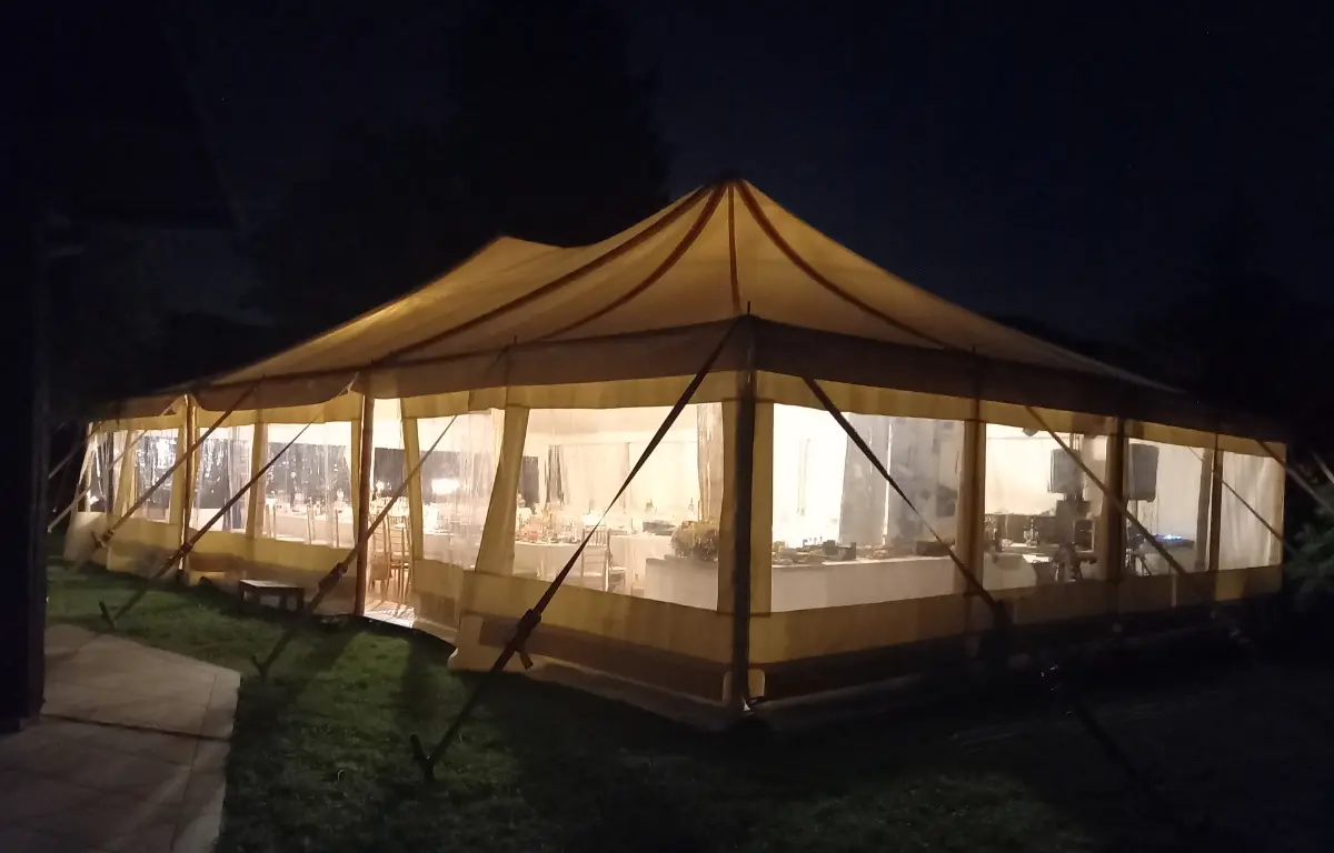 location : Tente bambou