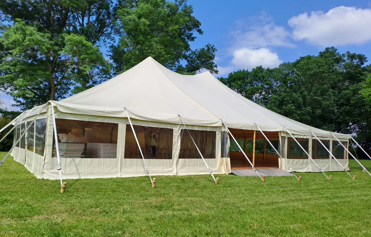 location : Tente bambou