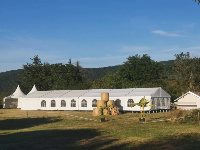 location : Location de chapiteau de réception pour les collectivités